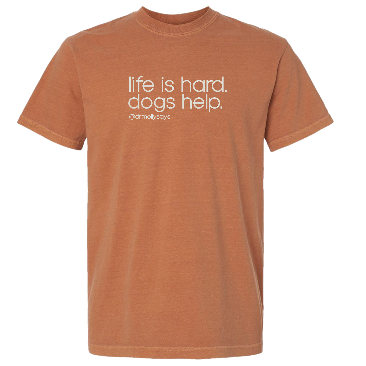 "Dogs Help" Tee, Yam